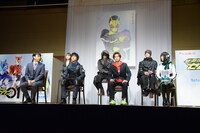 「仮面ライダーゼロワン」制作発表会見の様子。