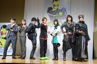「仮面ライダーゼロワン」制作発表会見の様子。