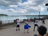 「ワケあって踊らされました～海外編～」メイキング写真