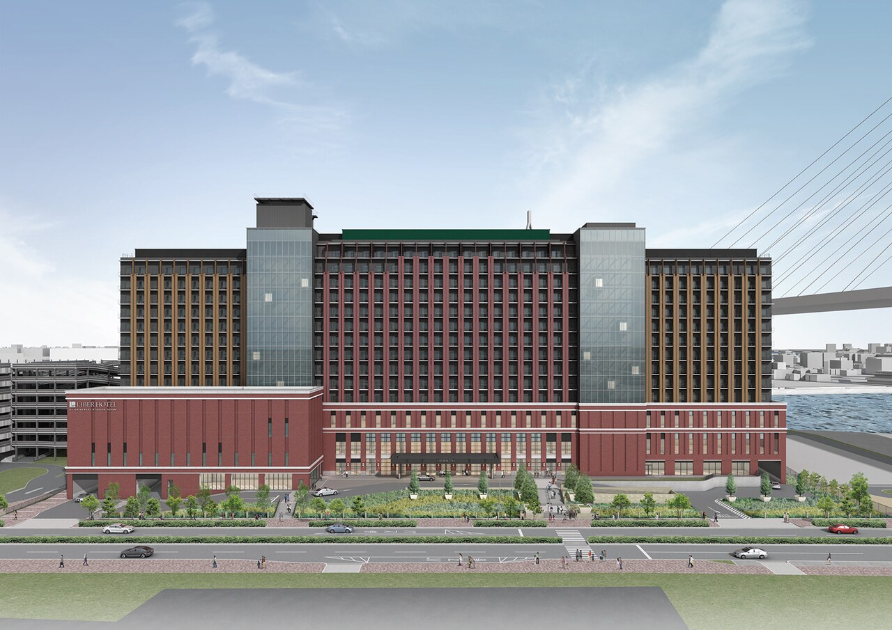 リーベルホテル アット ユニバーサル・スタジオ・ジャパンの外観。