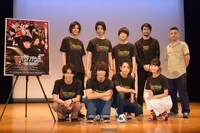 「恋するアンチヒーロー THE MOVIE」完成披露舞台挨拶の様子。