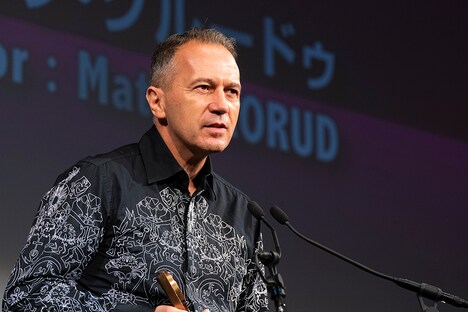 国際コンペティション部門最優秀作品賞受賞作「ザ・タワー」のプロデューサー、パトリス・ネザン。