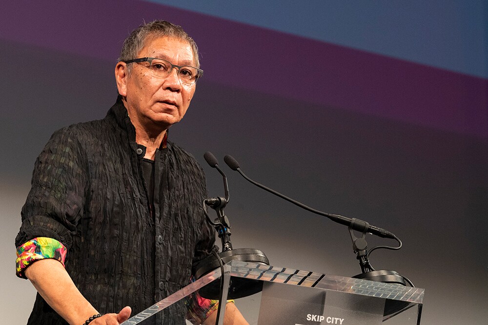 審査委員長を務めた三池崇史。