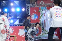 「セミオトコ」制作発表記者会見の様子。