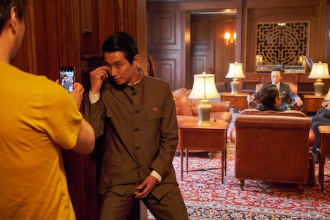 「工作 黒金星と呼ばれた男」メイキング写真