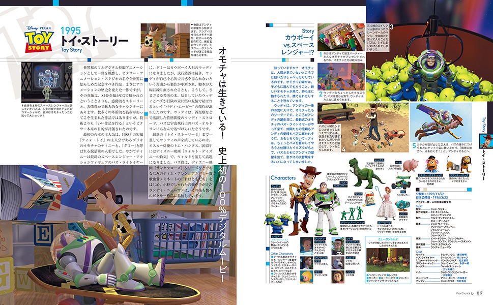 「ピクサー クロニクル全史」中面より。