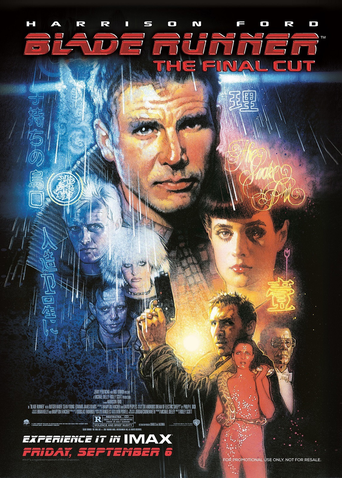 「ブレードランナー ファイナル・カット」IMAX上映時にプレゼントされる特製ポスター。