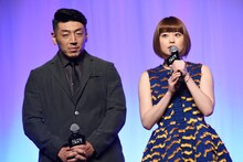 左から後藤剛範、冨手麻妙。