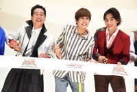 左から前野朋哉、奥野壮、一ノ瀬颯。