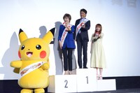 「ミュウツーの逆襲 EVOLUTION」大ヒット舞台挨拶の様子。