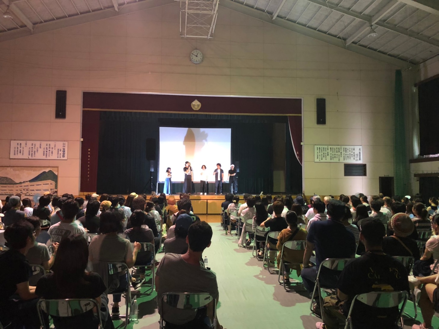 「MANRIKI」特別短編上映会の様子。