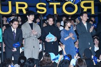 「ドラゴンクエスト ユア・ストーリー」初日舞台挨拶の様子。