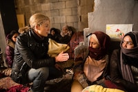 「プライベート・ウォー」メイキング写真