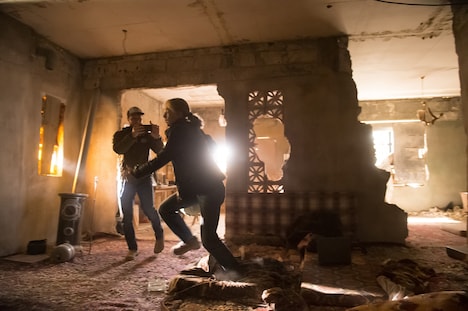 「プライベート・ウォー」メイキング写真