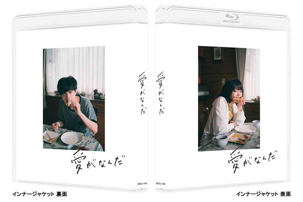 「愛がなんだ」特装限定版Blu-rayのインナージャケット。