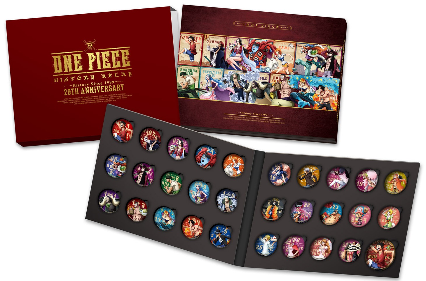 とるパカ！ ワンピース アニメ20周年記念缶バッジコンプリートセット（A賞）