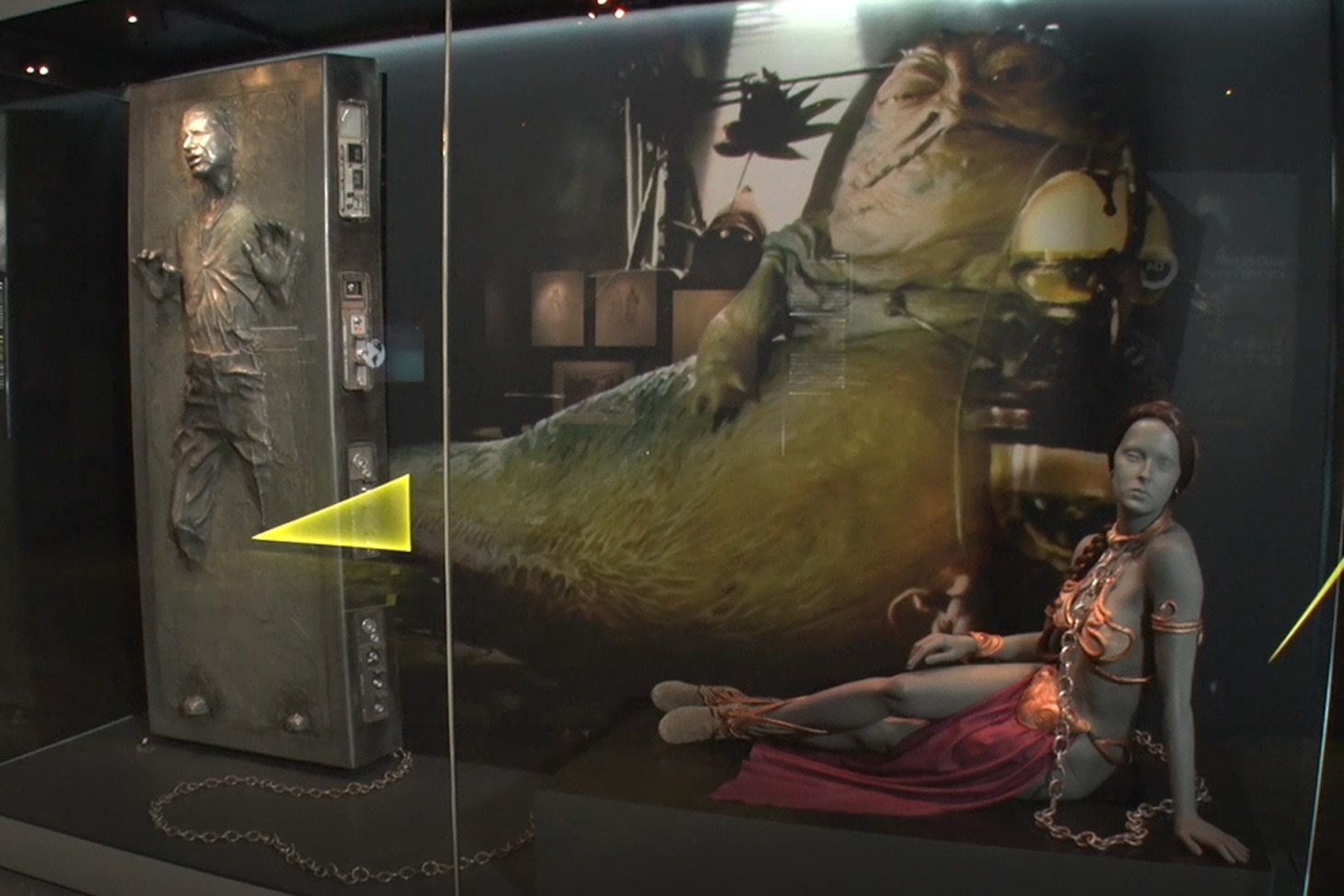 「STAR WARS Identities: The Exhibition」の様子。