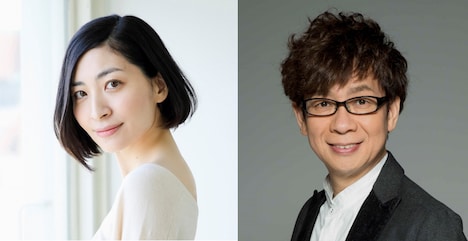 左から坂本真綾、山寺宏一。