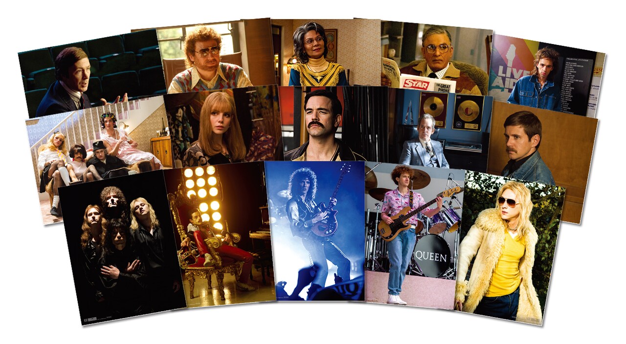 「ボヘミアン・ラプソディ 日本限定アルティメットBOX」特典のオールスターカード15枚組。