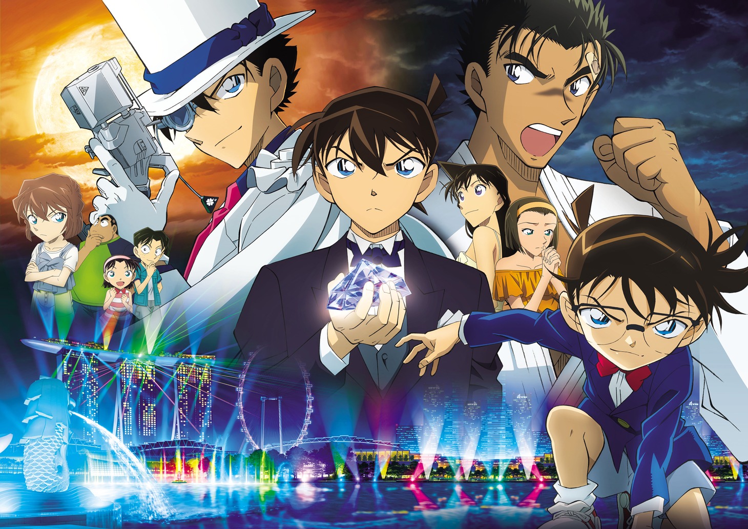 「名探偵コナン 紺青の拳（こんじょうのフィスト）」ビジュアル (c)2019 青山剛昌／名探偵コナン製作委員会