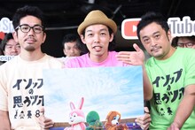 「イソップの思うツボ」公開記念トークセッションの様子。左から浅沼直也、上田慎一郎、中泉裕矢。