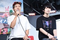 左から財部亮治、RATE先生。