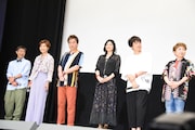 「ONE PIECE STAMPEDE」公開記念舞台挨拶の様子。