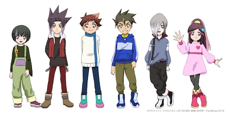 「劇場版『新幹線変形ロボ シンカリオン 未来からきた神速のALFA-X』」のキャラクター私服設定画。