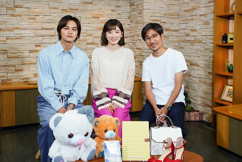 左から北村匠海、永野芽郁、月川翔。
