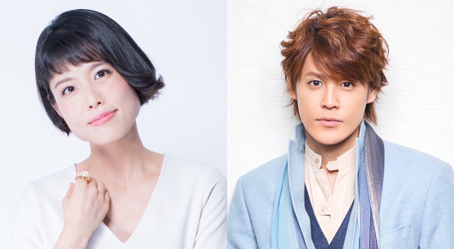 左から沢城みゆき、宮野真守。