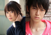 左から北乃きい、本郷奏多。