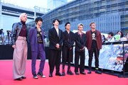 左から鈴木昂秀、神尾楓珠、前田公輝、川村壱馬、吉野北人、龍。