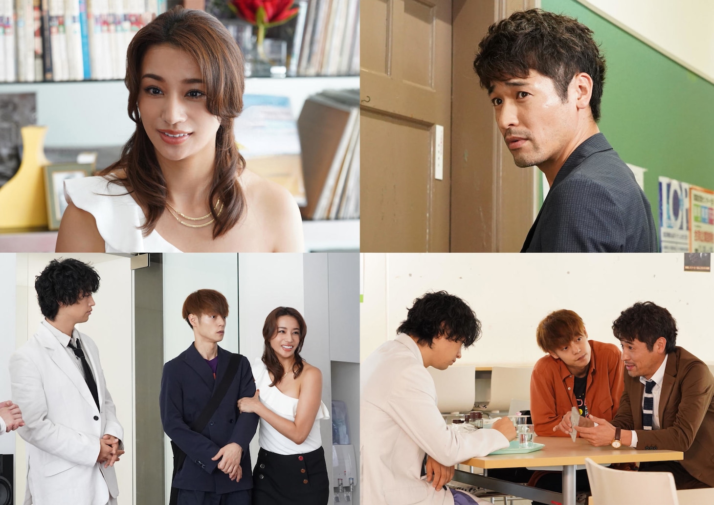 高橋メアリージュン（上段左）と佐藤隆太（上段右）。