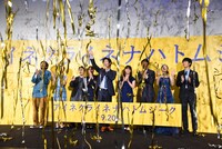 「アイネクライネナハトムジーク」完成披露上映会の様子。