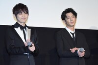 「二ノ国」公開記念舞台挨拶の様子。