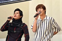 左から押田岳、奥野壮。