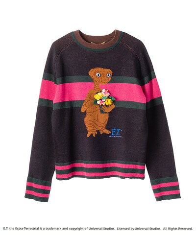 E.T.ニットプルオーバー花（税込4万6440円）