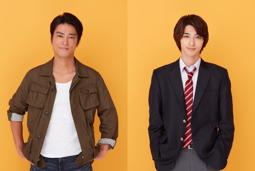左から桐谷健太演じる花巻廉、横浜流星演じる花巻藍。