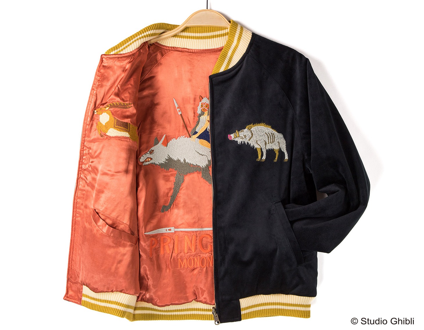 もののけ姫 リバーシブルスカジャン PRINCESS MONONOKE（税込3万9744円）