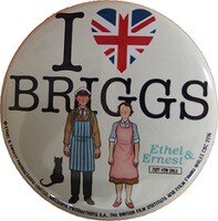 「I Love BRIGGS」缶バッジ （画像提供：バベルプレス）