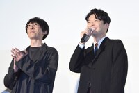 「引っ越し大名！」初日舞台挨拶の様子。