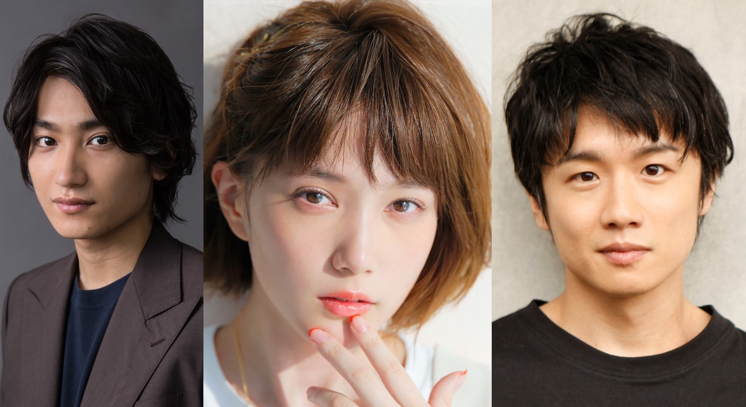 「チート～詐欺師の皆さん、ご注意ください～」キャスト。左から金子大地、本田翼、風間俊介。