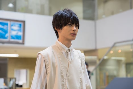 YouTubeドラマ「主人公」第1話より、神尾楓珠演じる純太。
