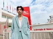 第76回ヴェネツィア国際映画祭に出席した村上虹郎。