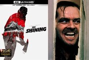 「シャイニング」北米公開版4K ULTRA HD Blu-rayのジャケット（左）、「シャイニング」キーアート（右）。(c)1980 Warner Bros. Entertainment Inc. All Rights Reserved.