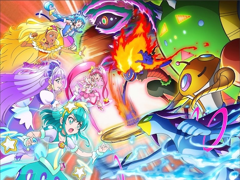 「映画スター☆トゥインクルプリキュア 星のうたに想いをこめて」ビジュアル