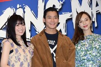 左から優希美青、野村周平、伊藤ゆみ。