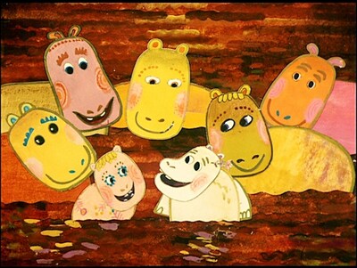 「可愛さと癒しの夜」より「かばのティリーネック」。