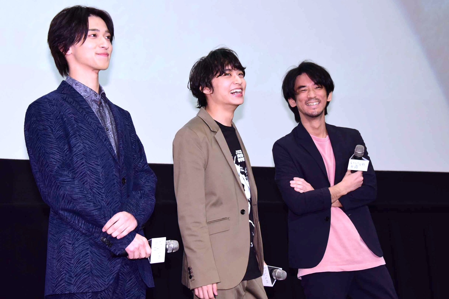 左から横浜流星、松岡広大、菅原大樹。