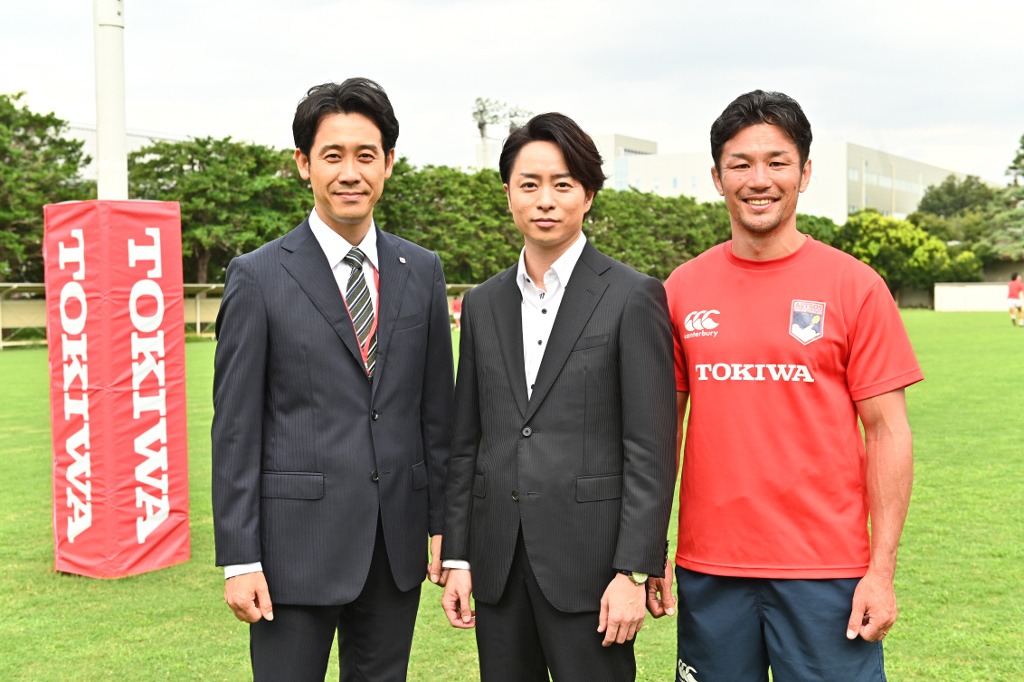 左から大泉洋、櫻井翔、廣瀬俊朗。